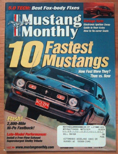 MUSTANG MONTHLY 2003 OCT - TEN FASTEST MUSTANGS EVER
